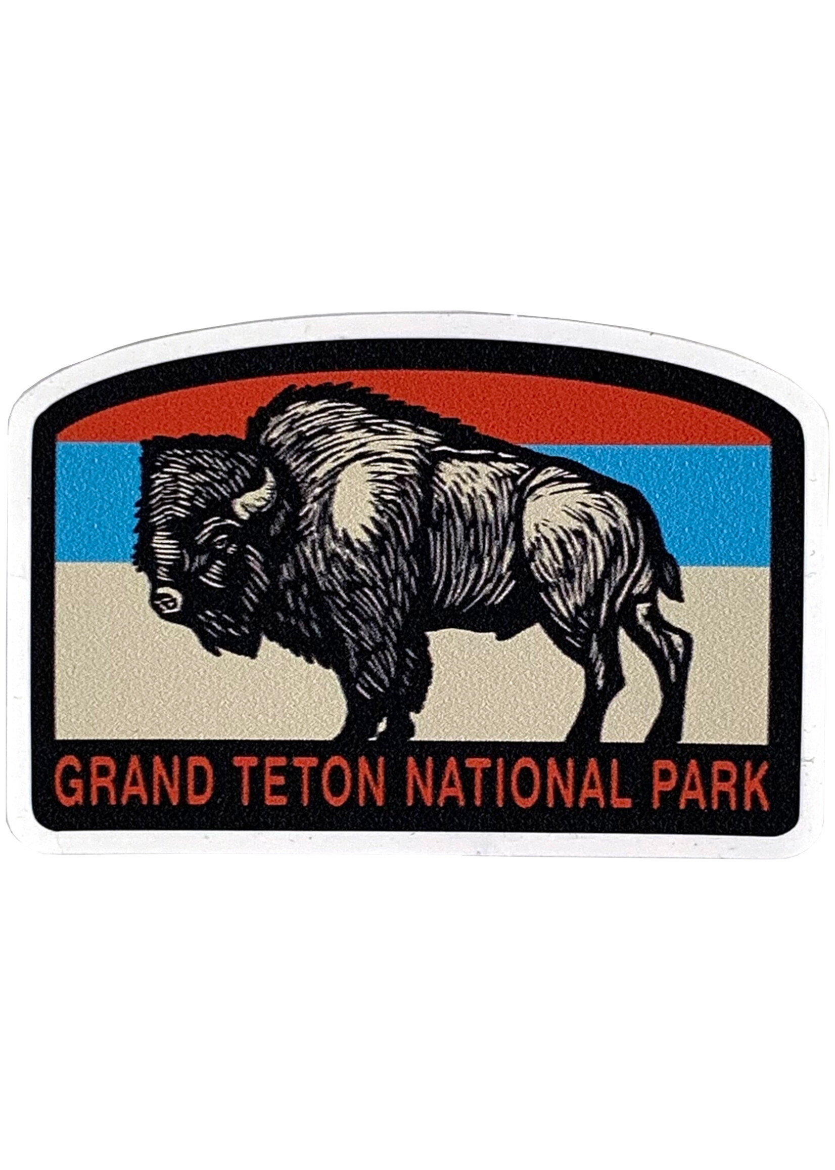 Grand Teton Enchilada Bison Sticker
