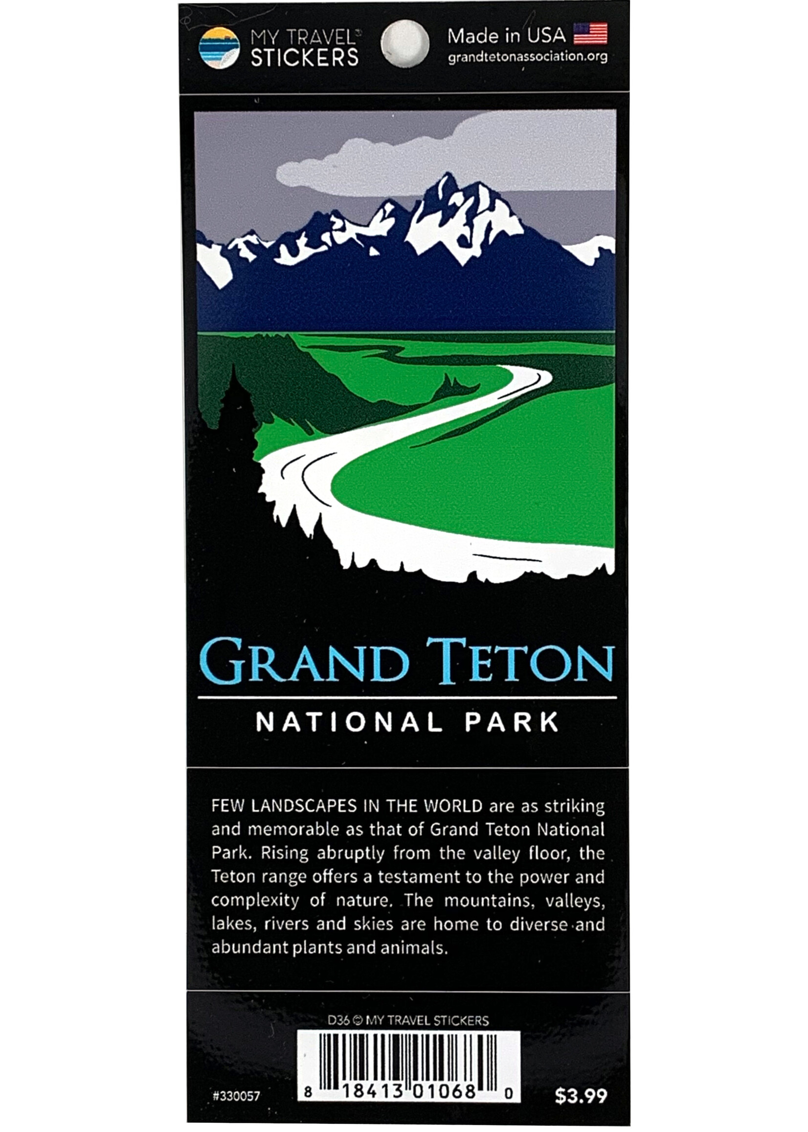 Grand Teton Retro Sticker