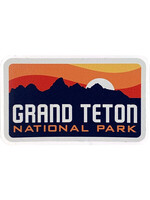 GTNP Groove Teton Sunset Sticker
