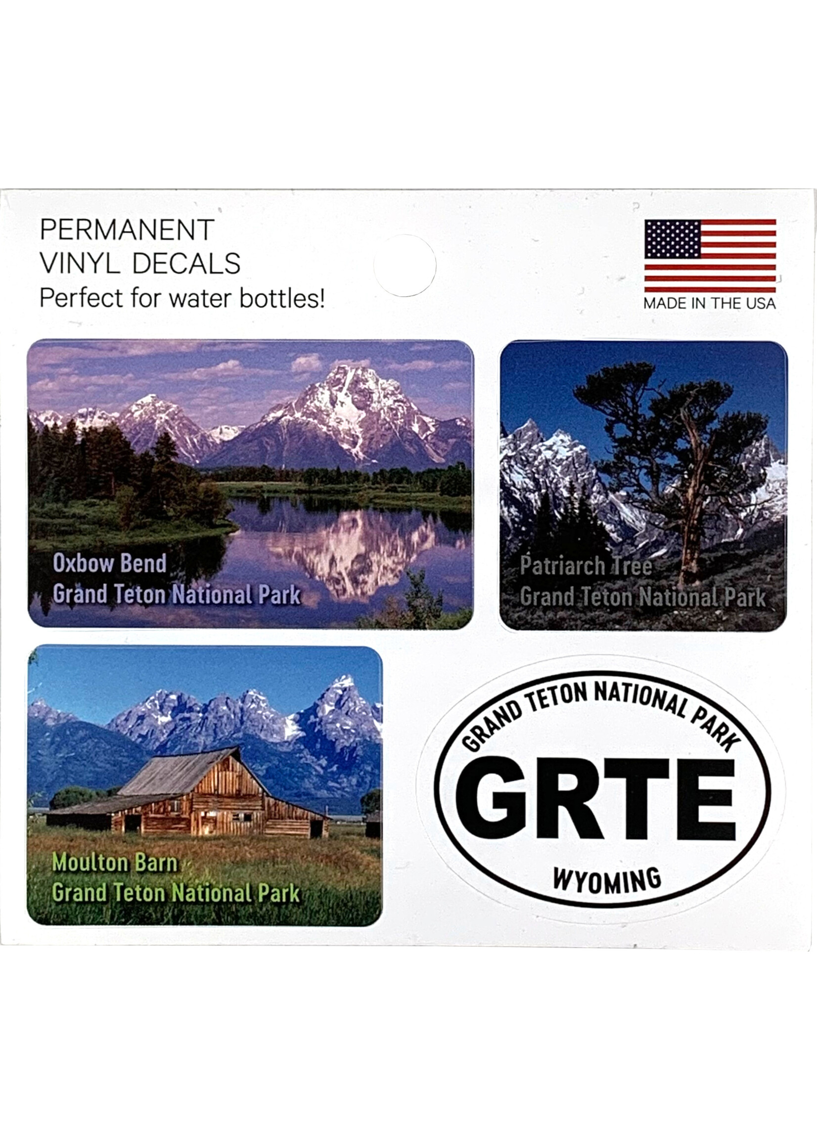 GRTE Four Piece Sticker Set