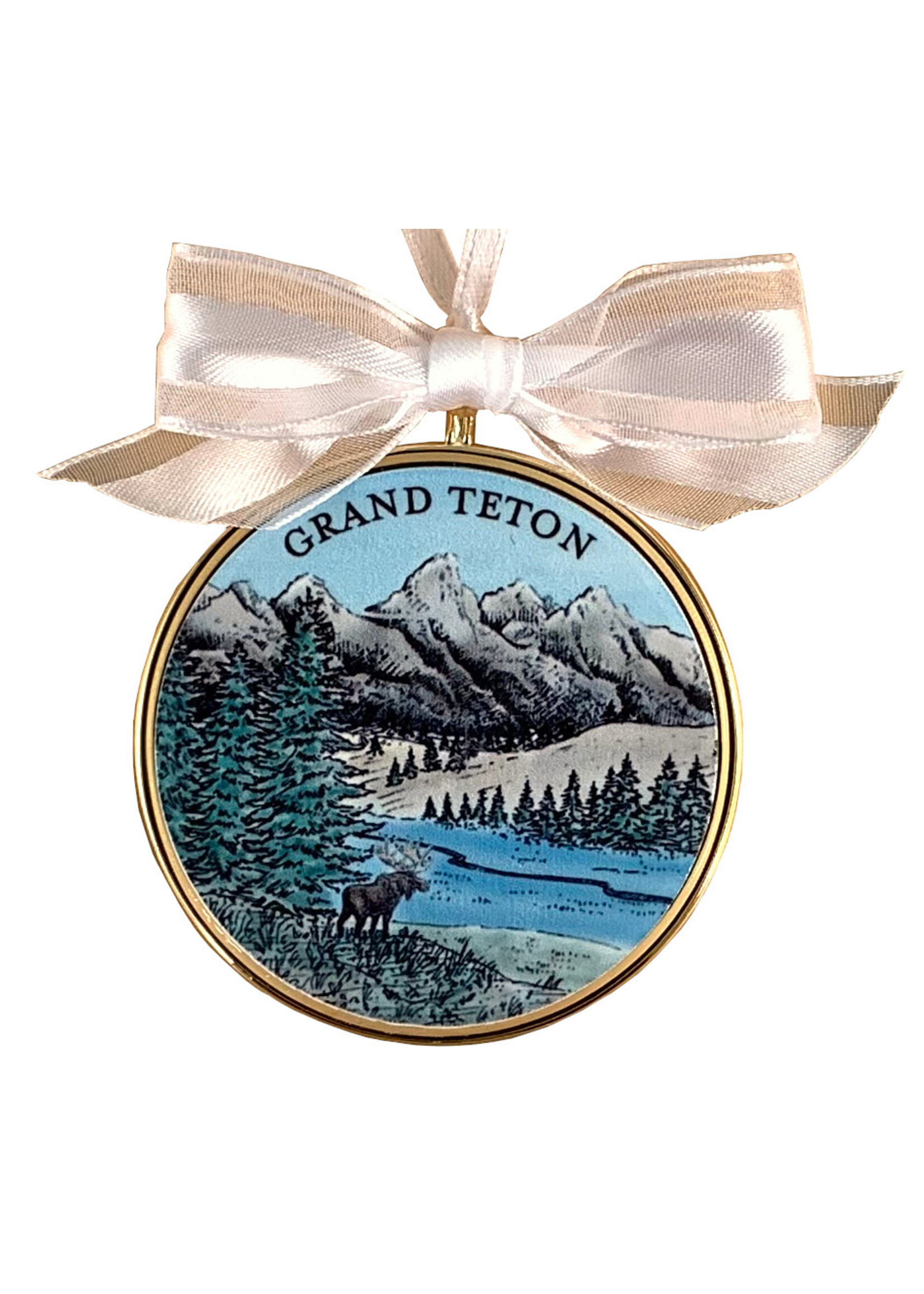 Grand Teton Barlow Moose Ornament