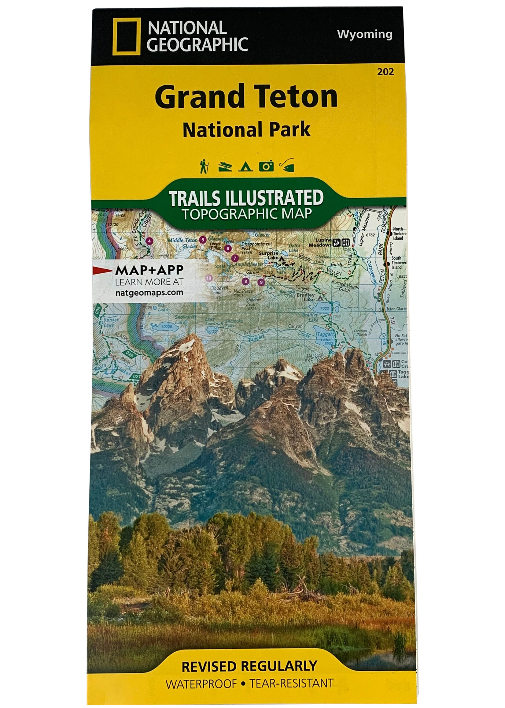 National Geographic Trails Illustrated Map: Grand Teton National Park