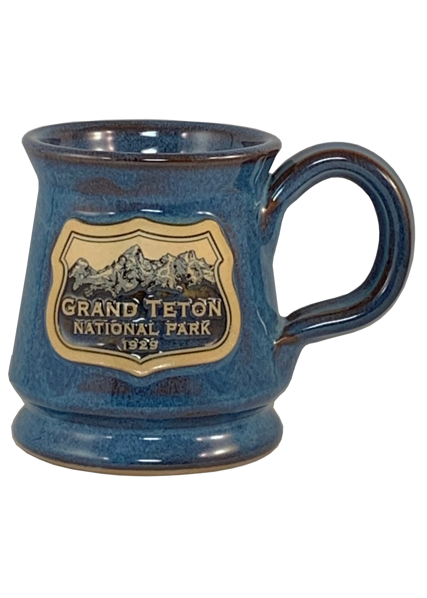 Grand Teton Deneen Pottery Mug - Blue