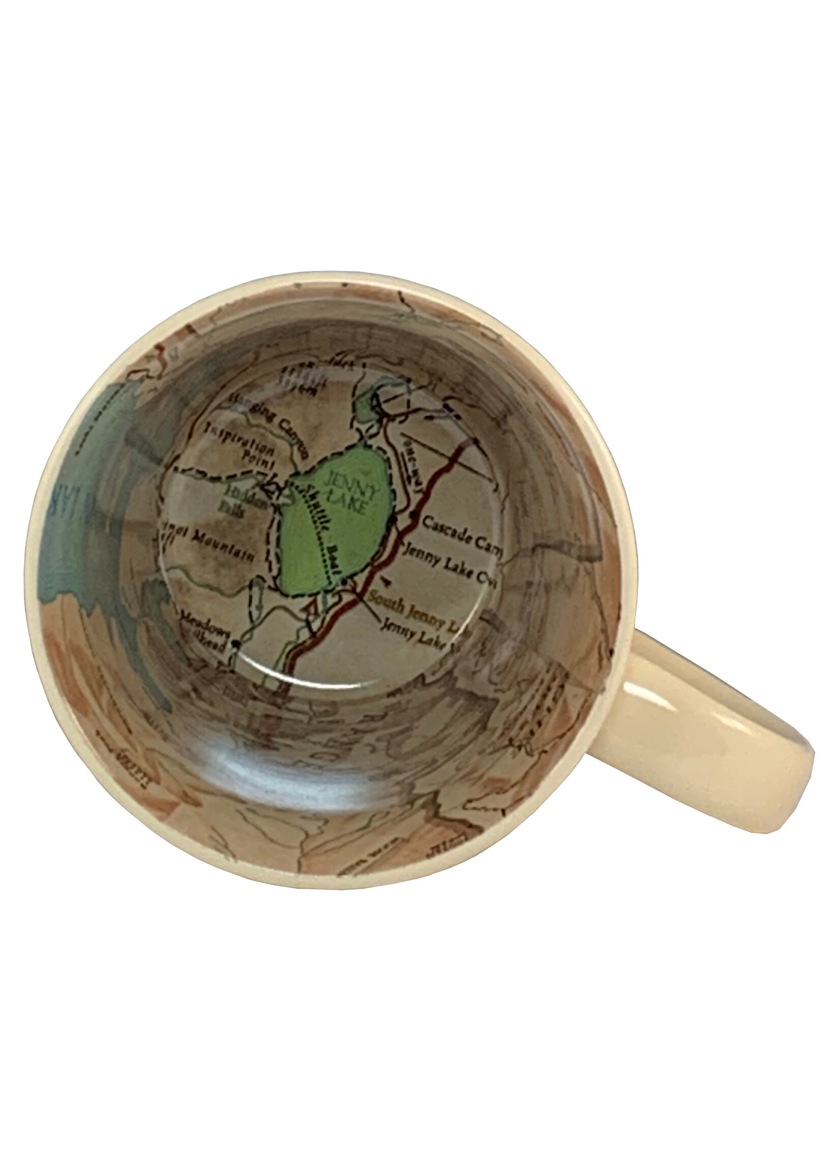 Grand Teton Inside Map Mug