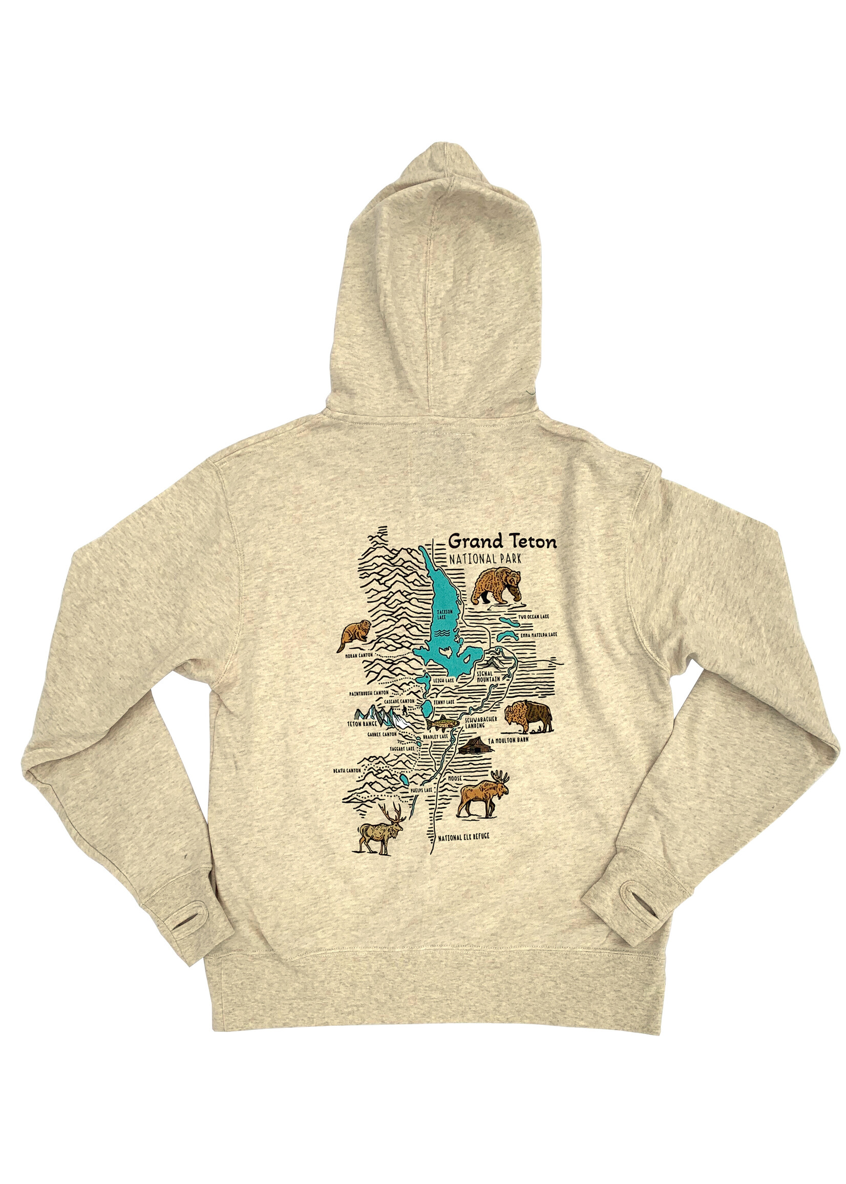 GT Topo Map Zip Hoodie