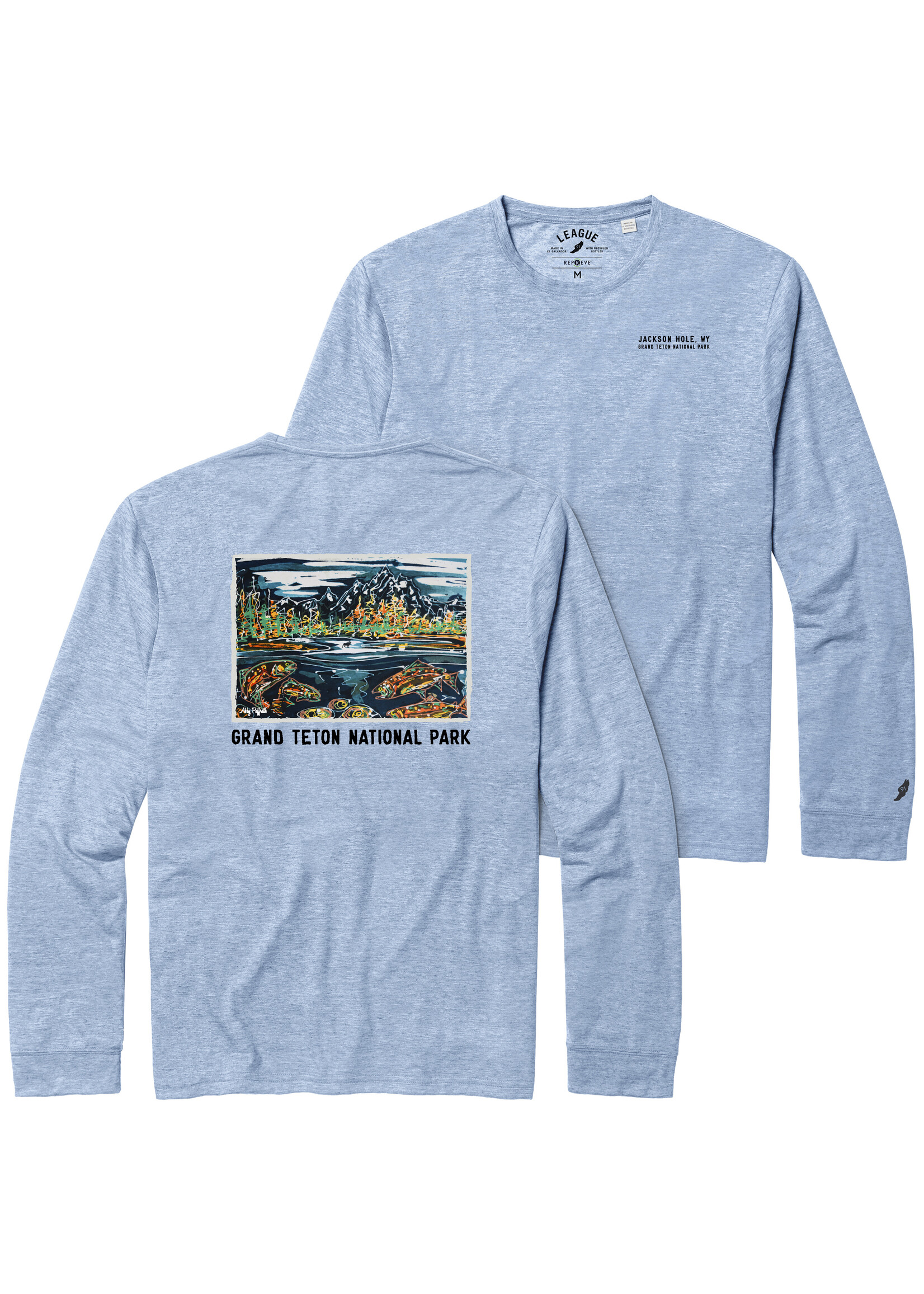 Abby P  Snake River Long Sleeve Tshirt