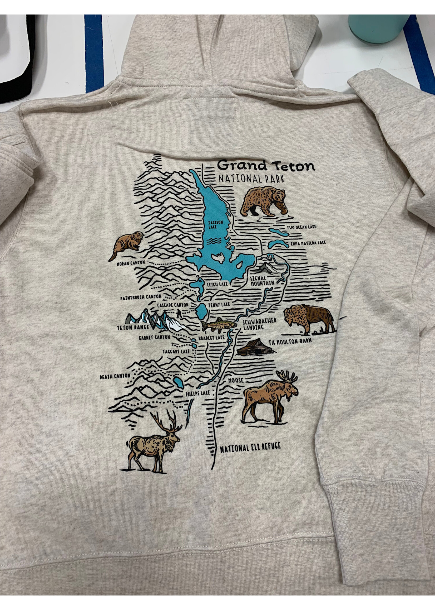 GT Topo Map Zip Hoodie