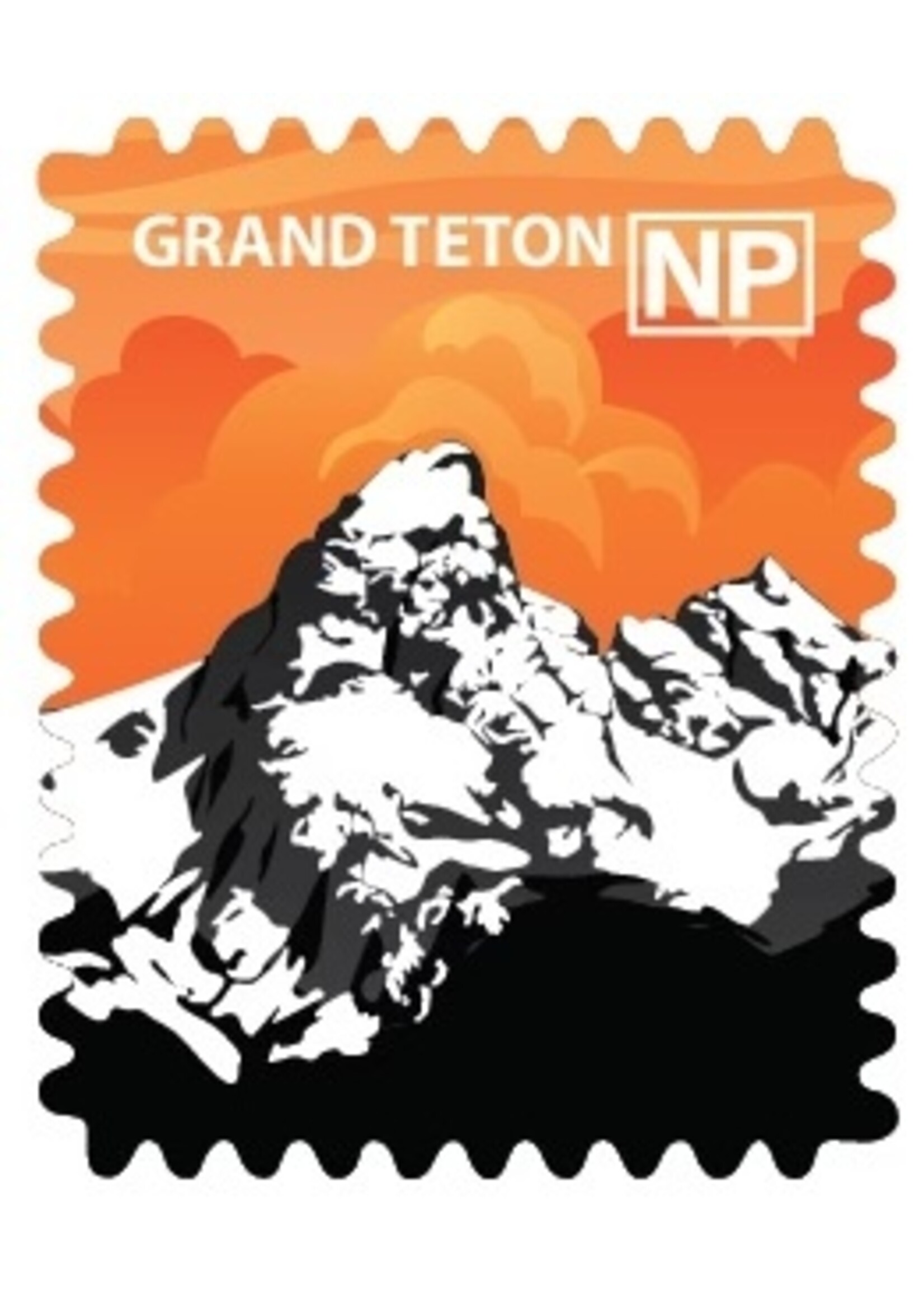 Grand Teton Travel Stamp