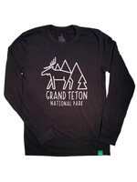 GT Logo Long-Sleeved Black Tshirt