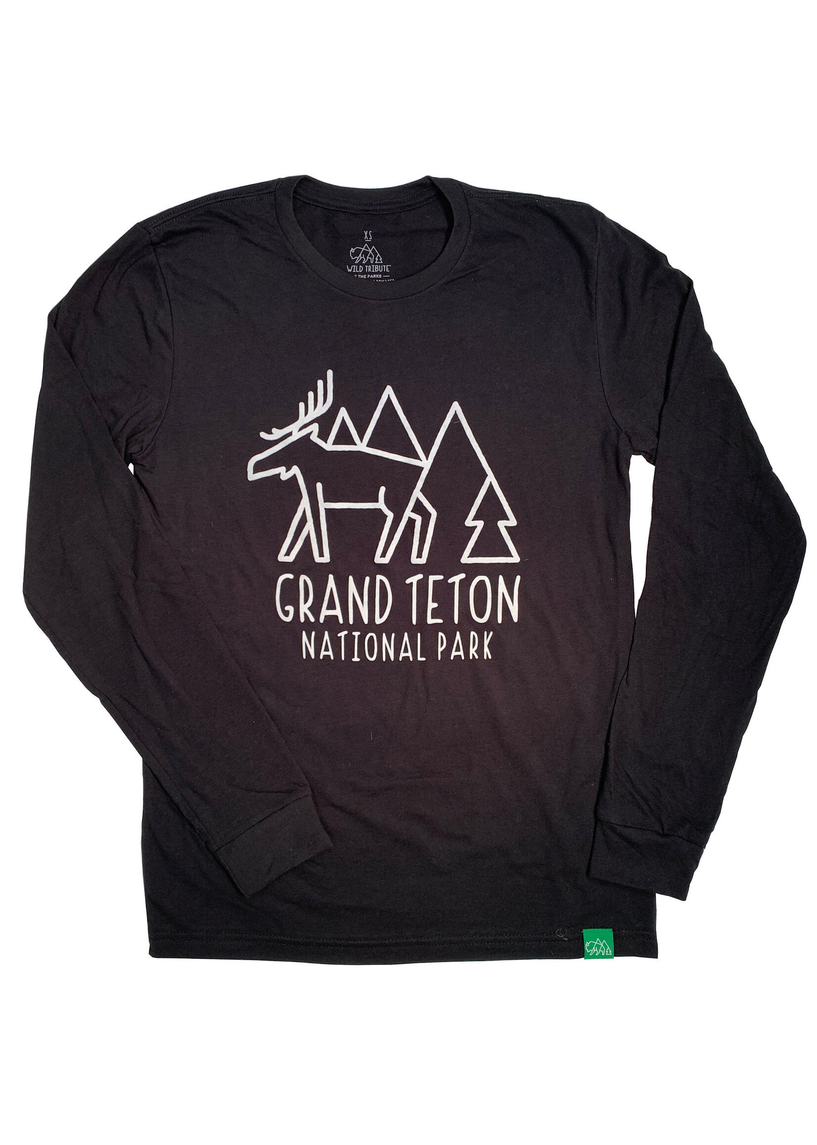 GT Logo Long-Sleeved Black Tshirt