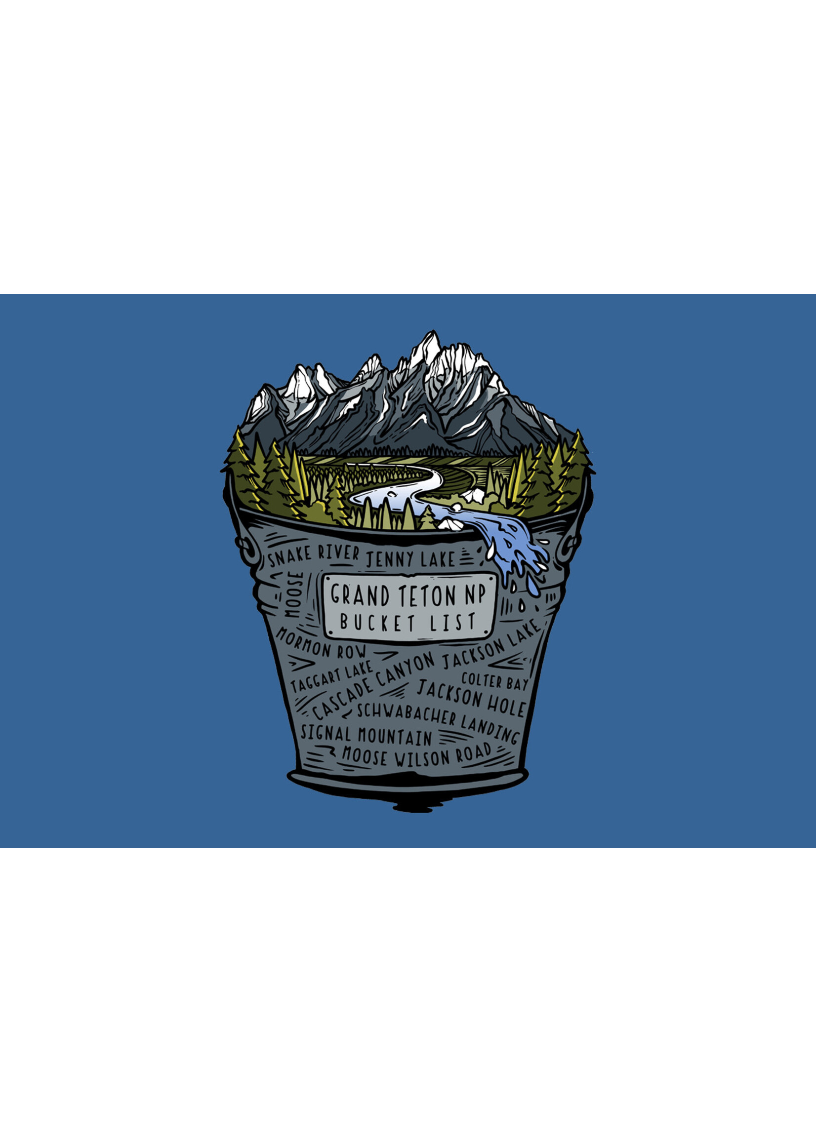 Grand Teton Bucket List Tshirt