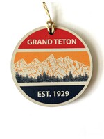Grand Teton Vintage Circle Ornament