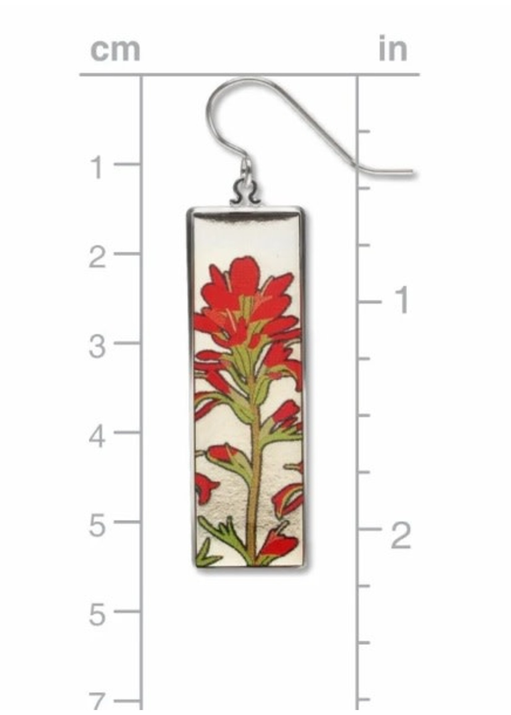 Paintbrush Rectangle Earrings