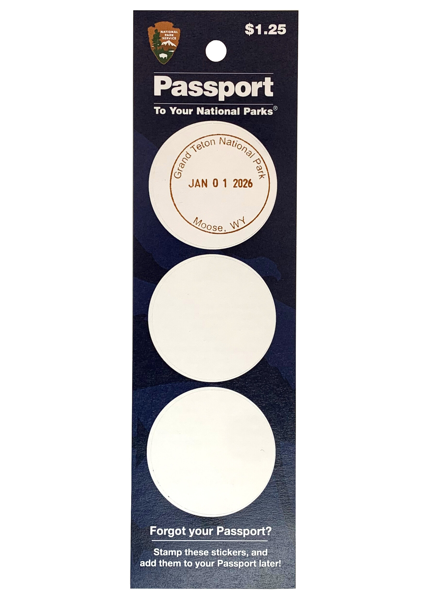 Stamped Passport sticker