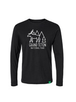 GT Logo Long-Sleeved Black Tshirt