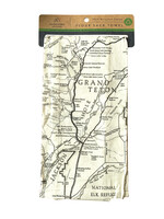 GTNP Map Flour Sack Hand Towel