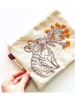 Pika and Wildflower Pouch
