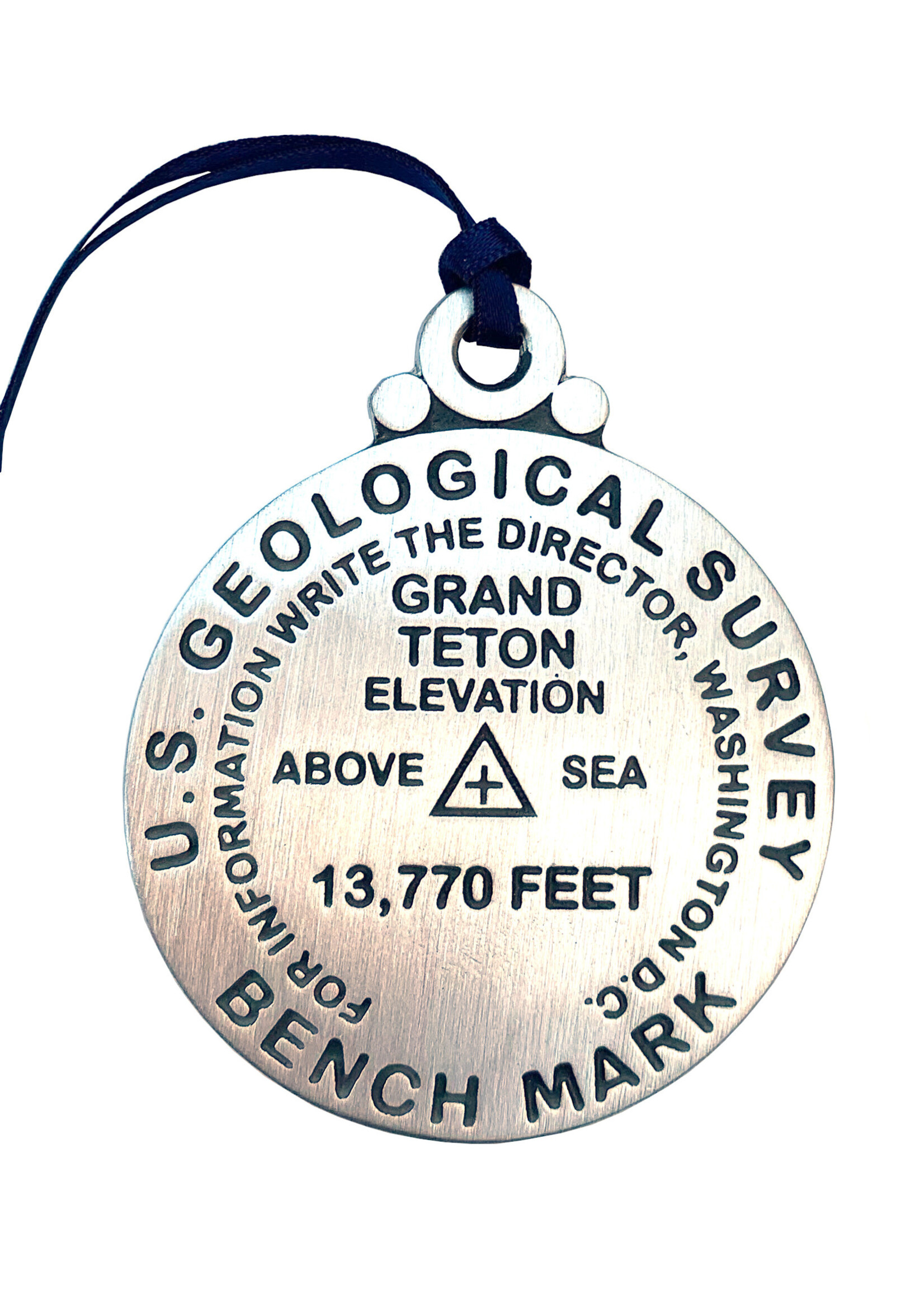 Grand Teton Summit Bench Mark Ornament