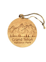 GTNP Circle Mt. Wood Ornament