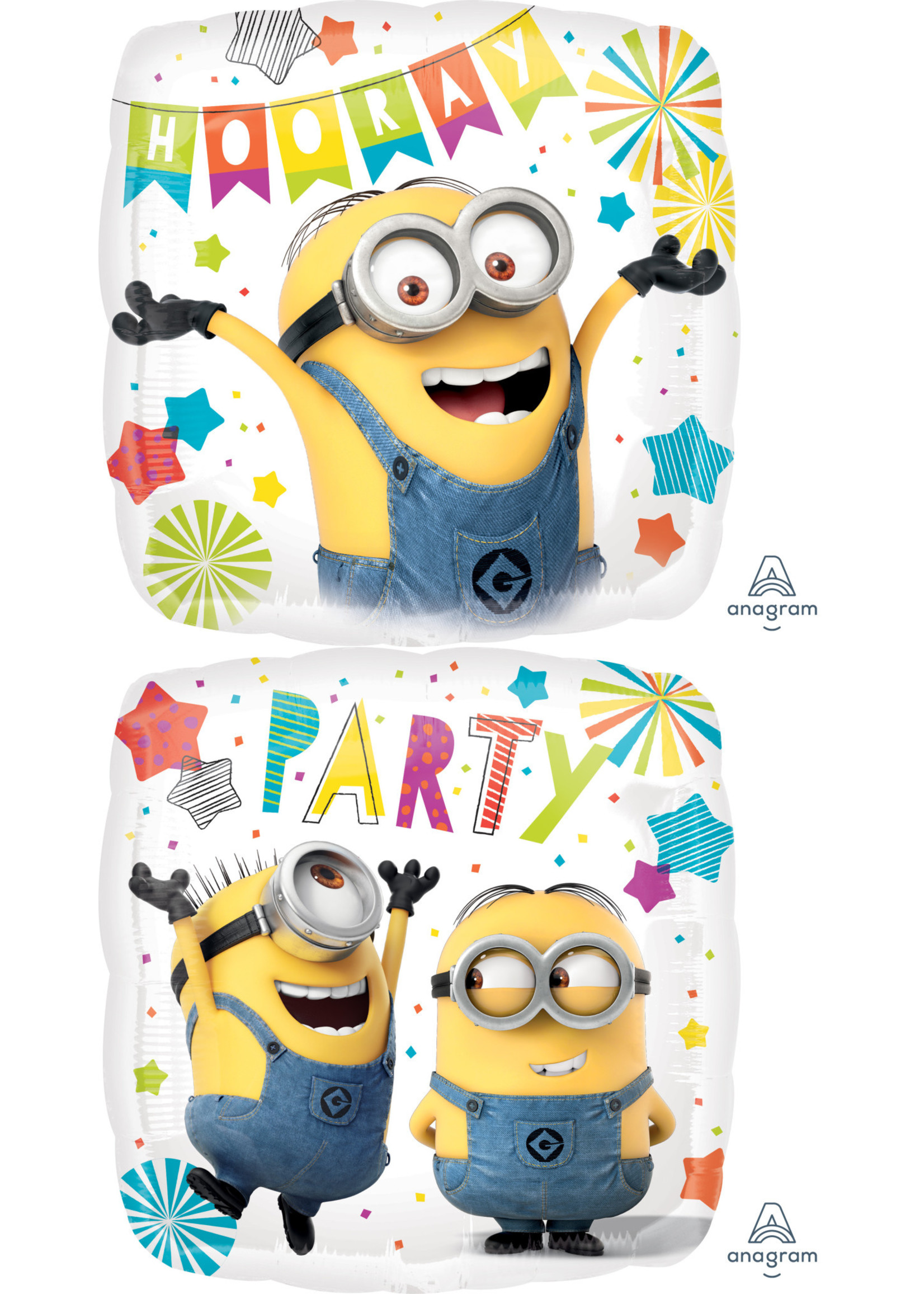 ANAGRAM BOUQUET 5 PALLONCINI MINIONS PARTY