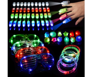 60pcs LED Light Up Toys (Glow in the Dark Party Supplies) - Icon'z Balloons  & Events