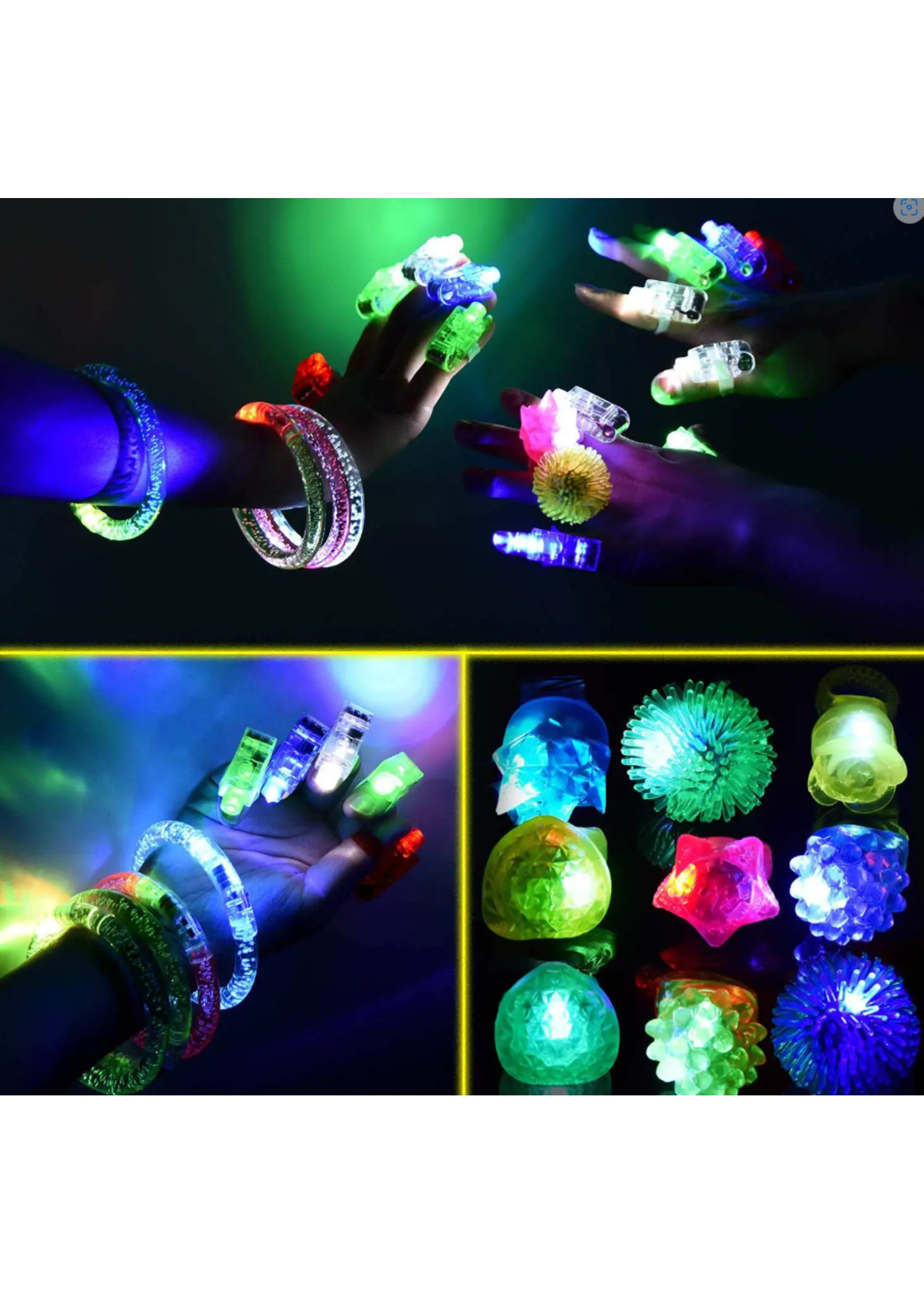 60pcs LED Light Up Toys (Glow in the Dark Party Supplies) - Icon'z Balloons  & Events