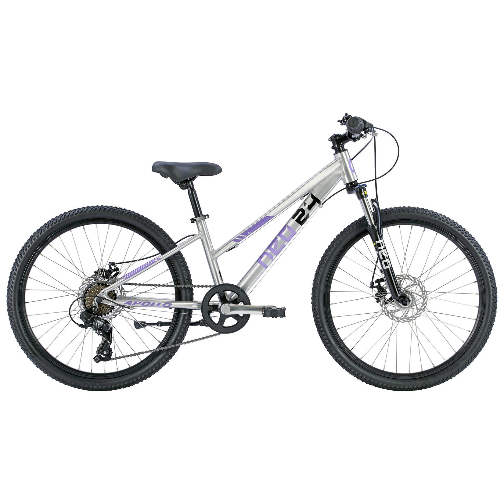 NEO DISC+ 24 7S GIRLS BUSHED ALLOY - LAVENDER/BLACK