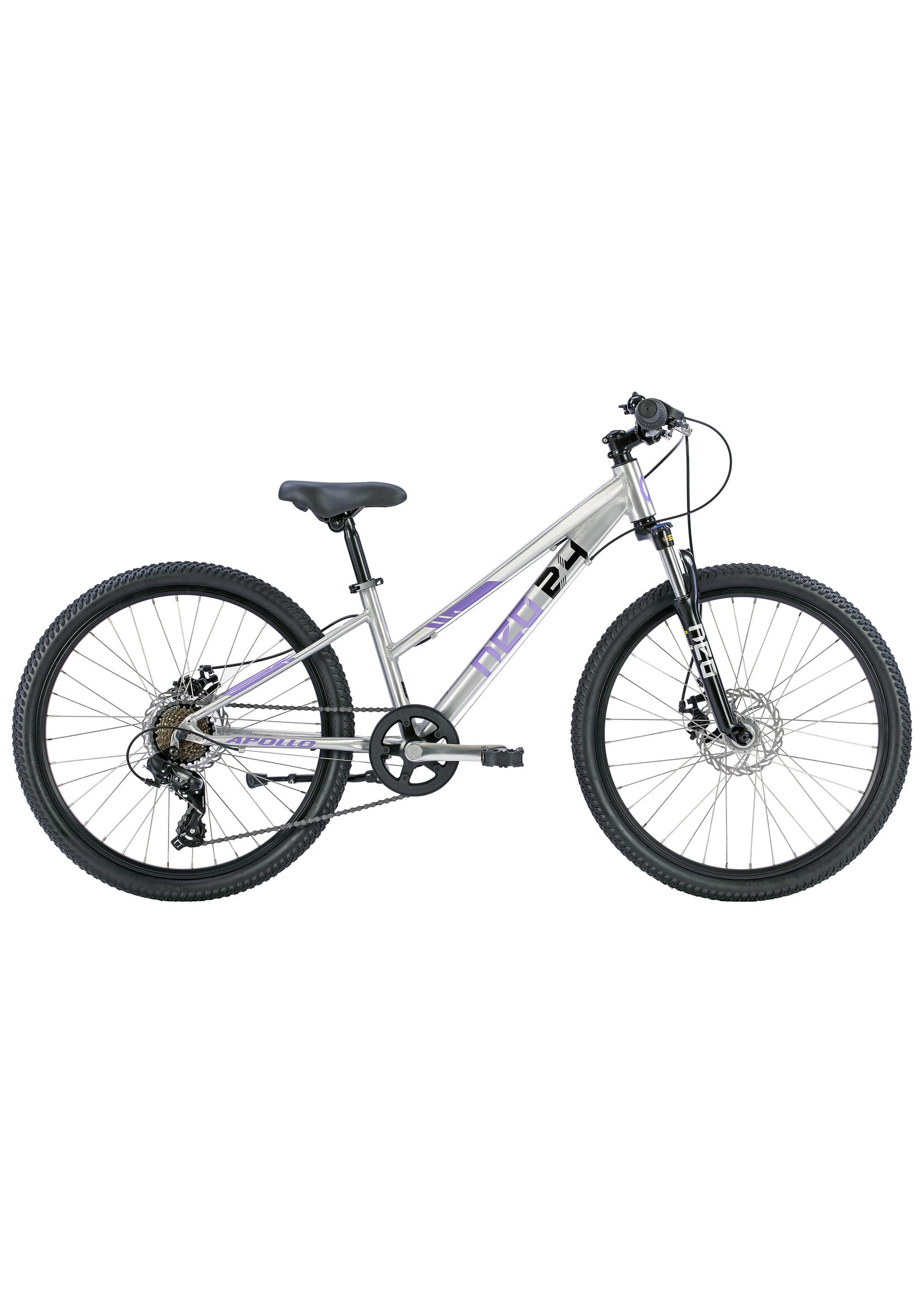 NEO DISC+ 24 7S GIRLS BUSHED ALLOY - LAVENDER/BLACK