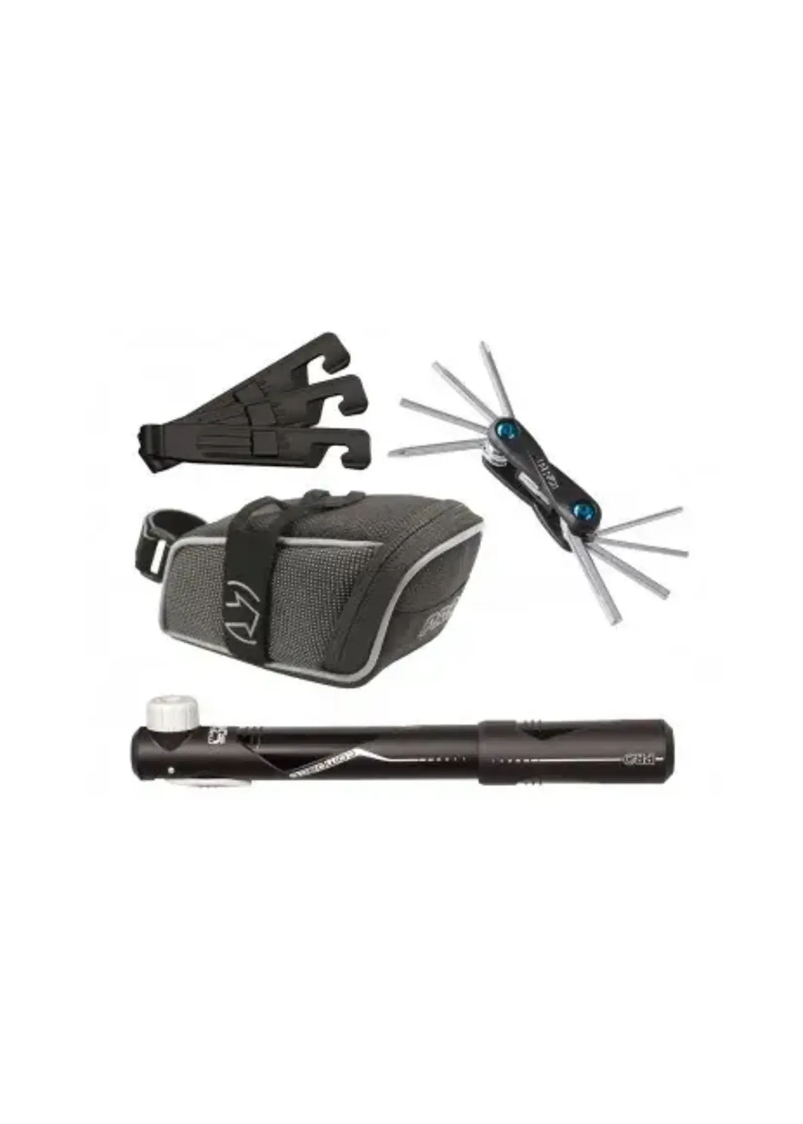 COMBIPACK - MEDIUM SADDLEBAG MINIPUMP TIRE LEVERS MINITOOL 10 FUNCTION