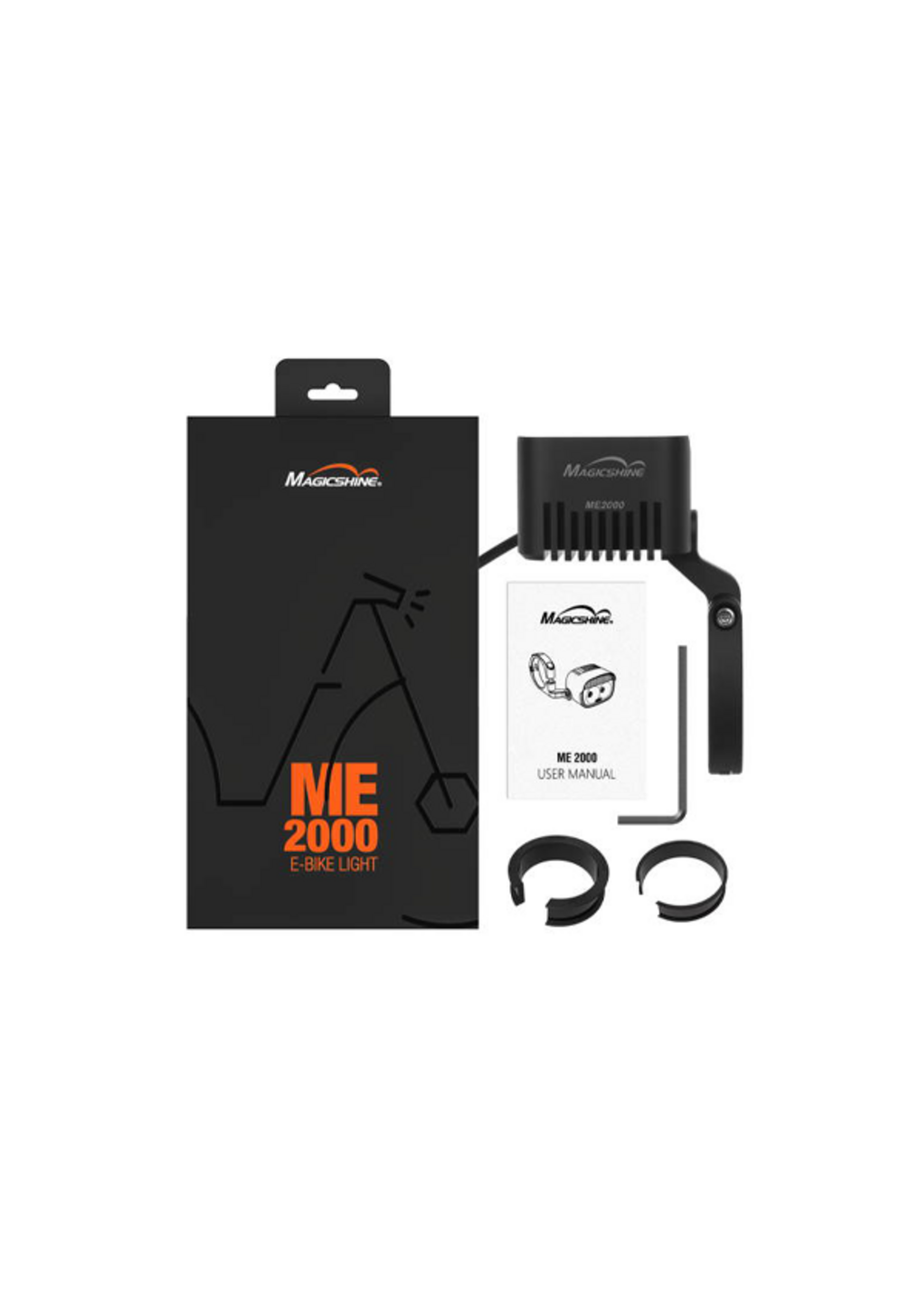 MAGICSHINE E-Bike Light - ME 2000 - Max Output 2000 lumen - 6v/12v - Throw 220m - Motor cable sold separately