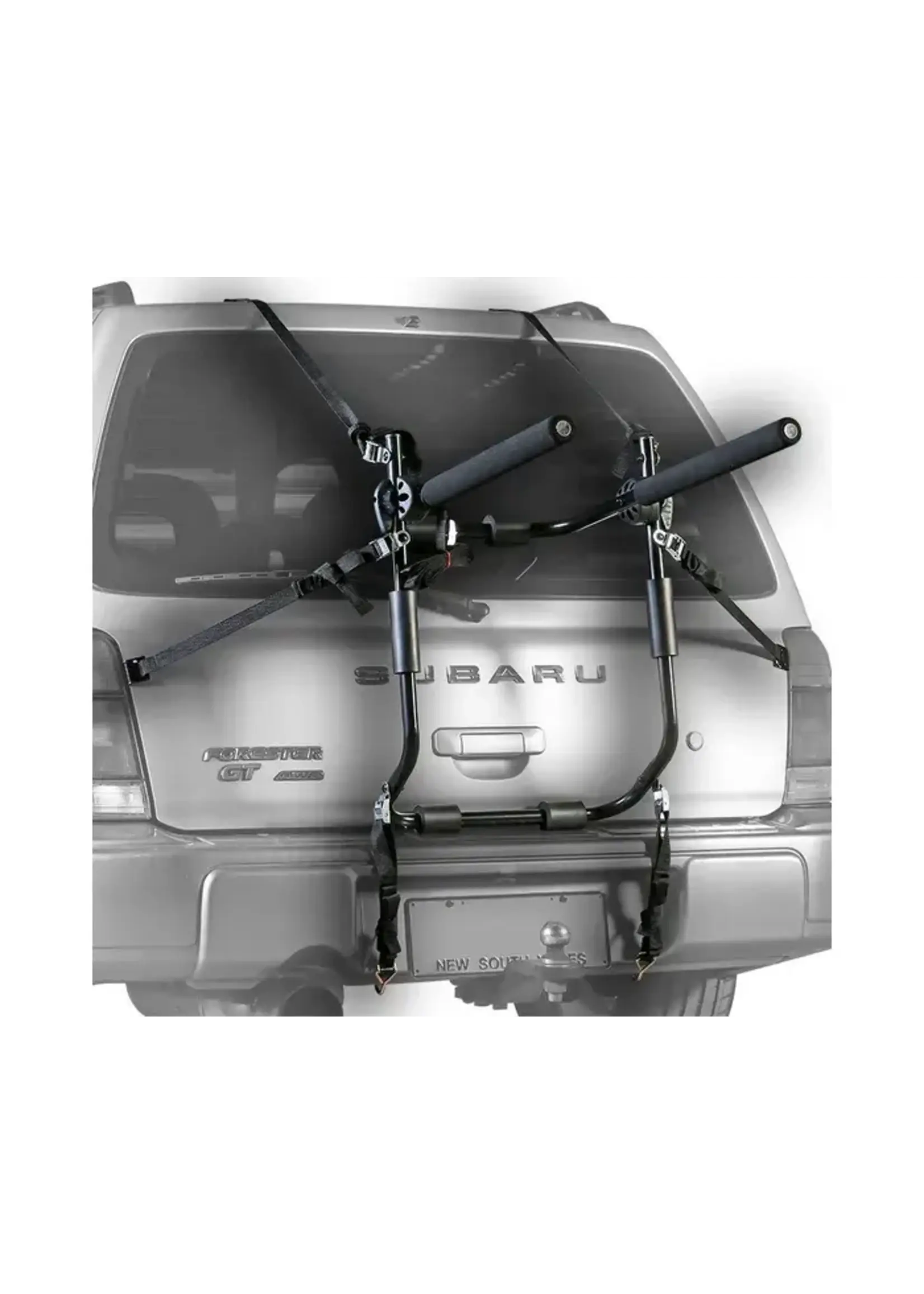 Jetblack TRUNK RACK 3-BIKE W/6 BUNGEE CORDS JETBLACK