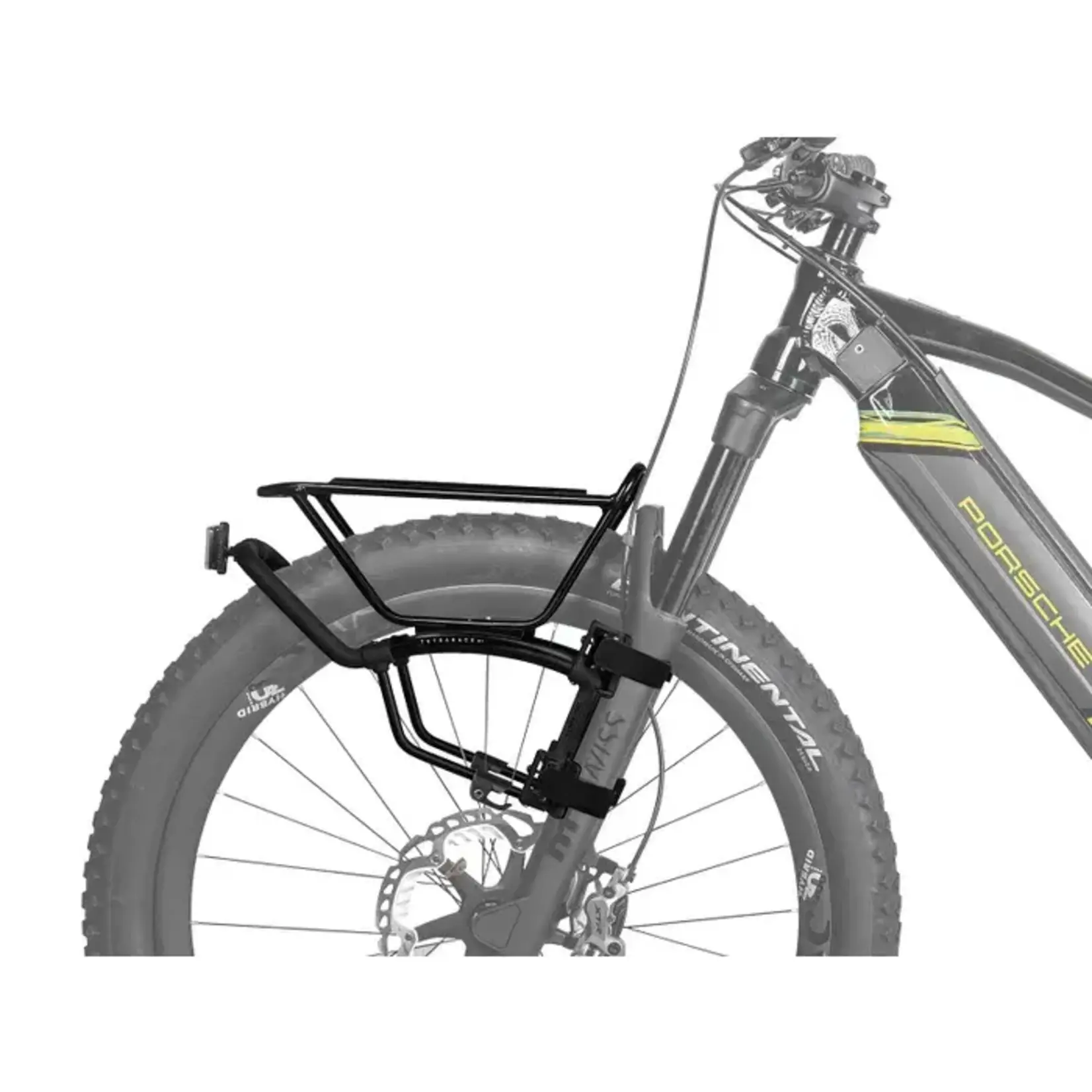 TetraRack M1 Front Pannier Rack, Quick Mount Front Fork