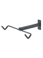 Bicycle wall hanger, 2 arms, rubber covering,  Black