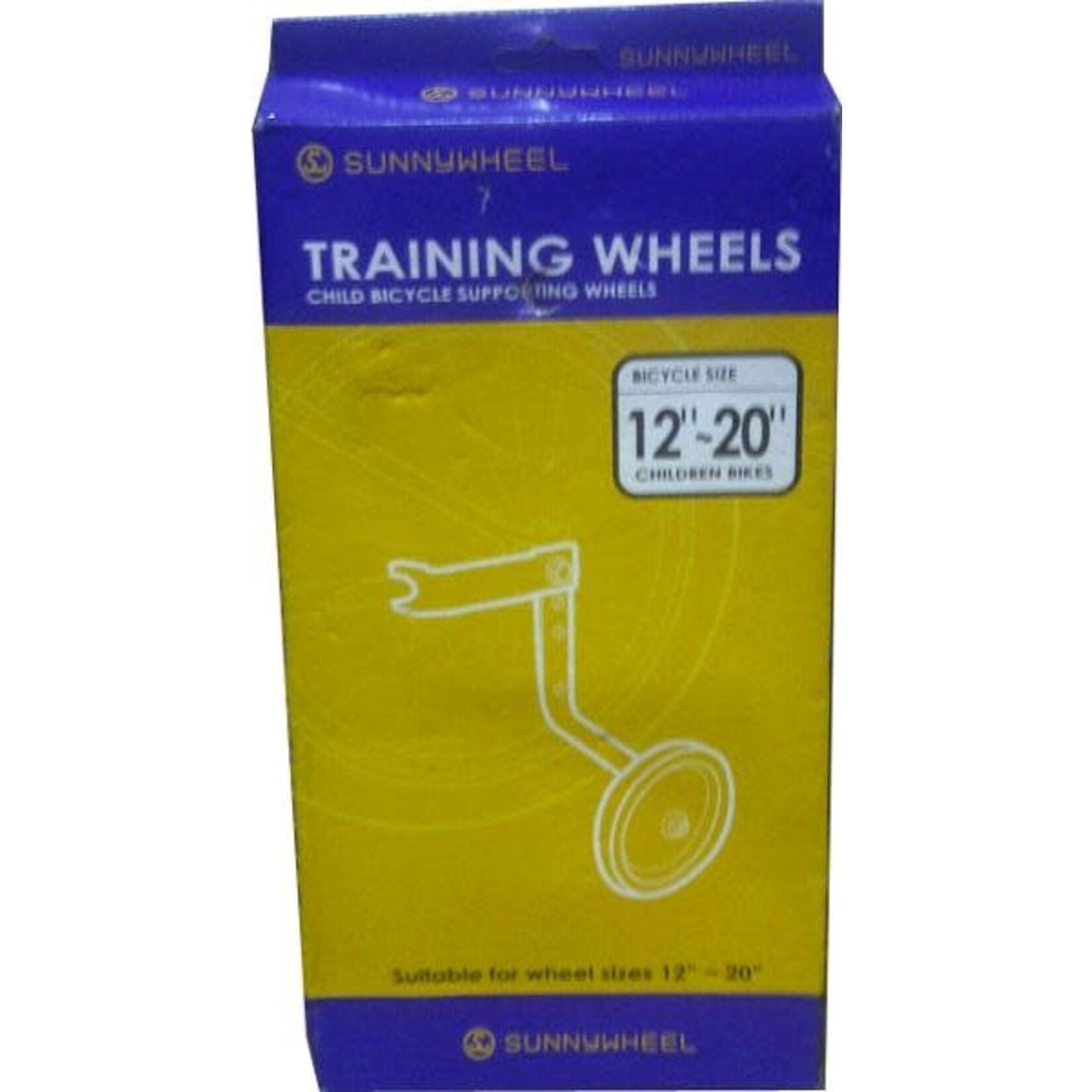 Kids Training Wheel - Universal 12-20 inch with stabiliser bars