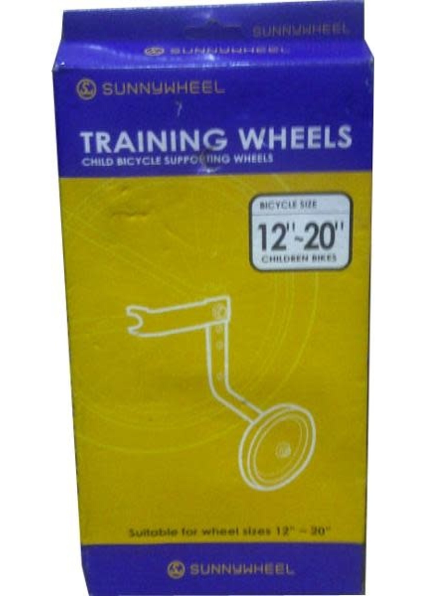 Kids Training Wheel - Universal 12-20 inch with stabiliser bars