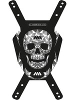 ALL MOUNTAIN STYLE AMS NUMBER PLATE SKULL/BLACK