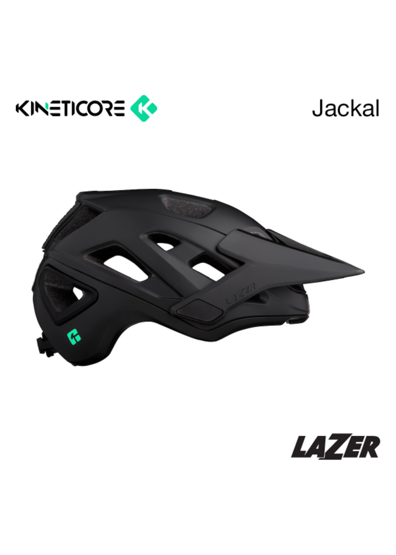 Lazer Jackal KinetiCore Matte Black