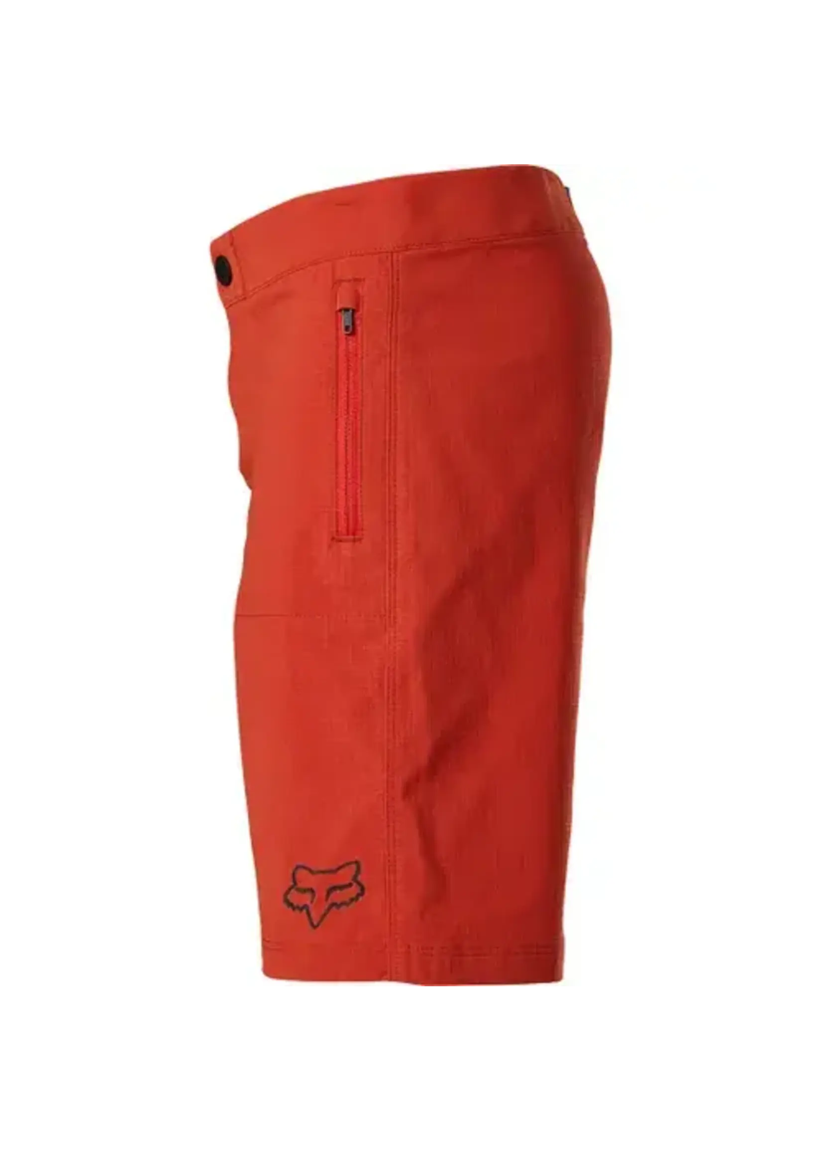 Fox YTH Ranger Short w/liner Red Clay 22