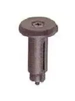 End Plug 18mm Diameter alloy black locking