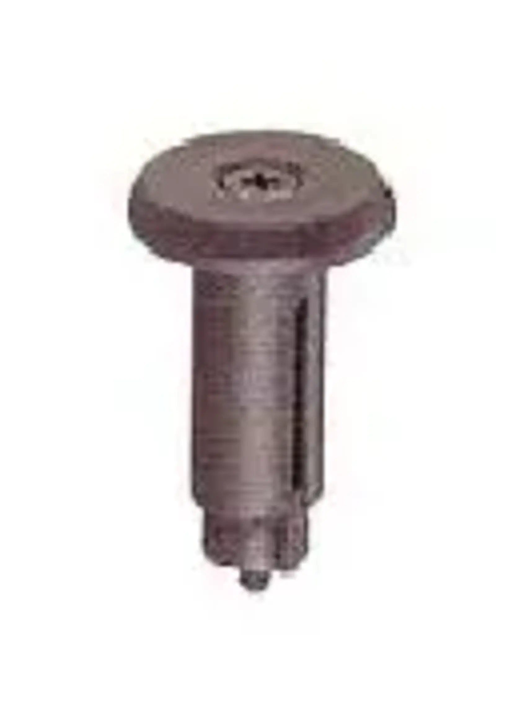 End Plug 18mm Diameter alloy black locking