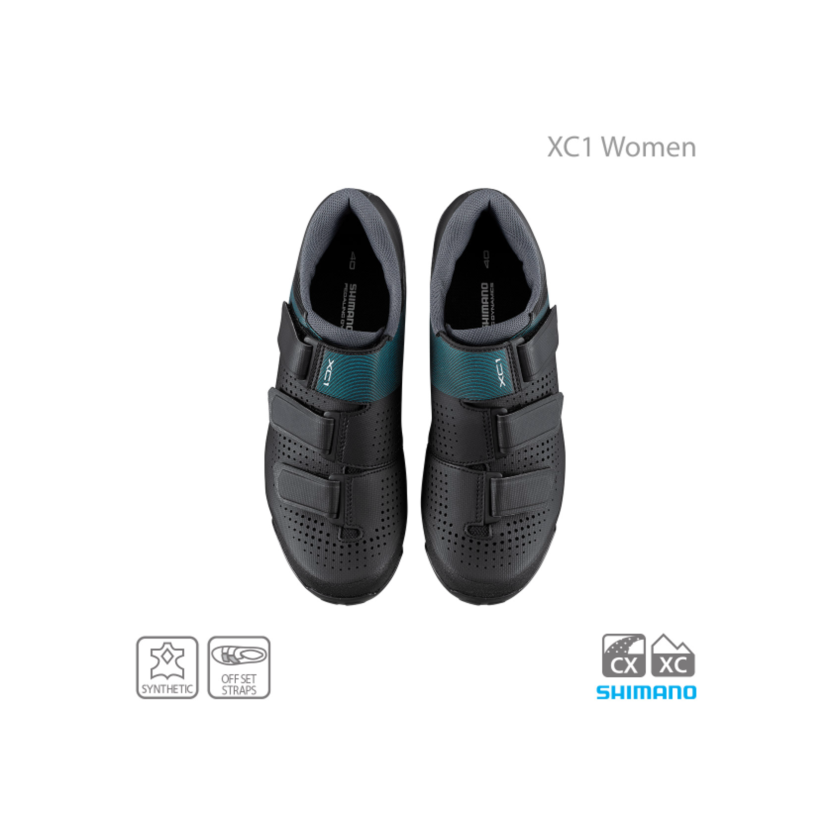 SH-XC100W SPD Shoes Black EU39