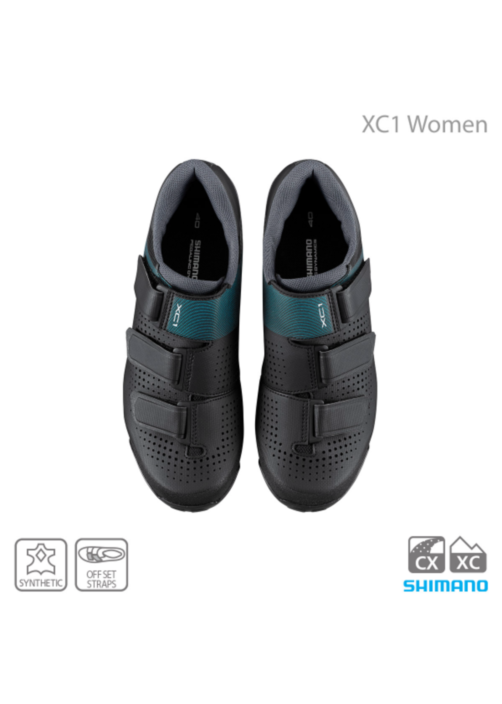 SH-XC100W SPD Shoes Black EU39