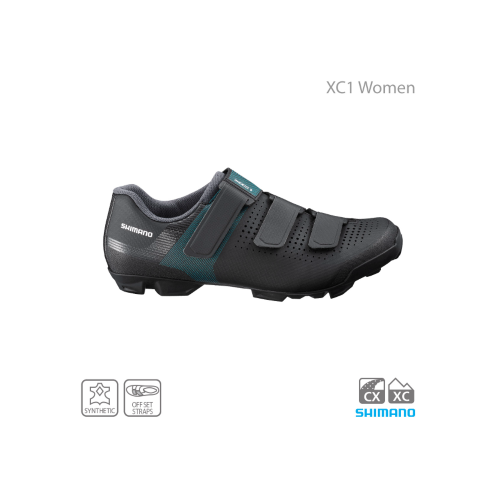 SH-XC100W SPD Shoes Black EU39