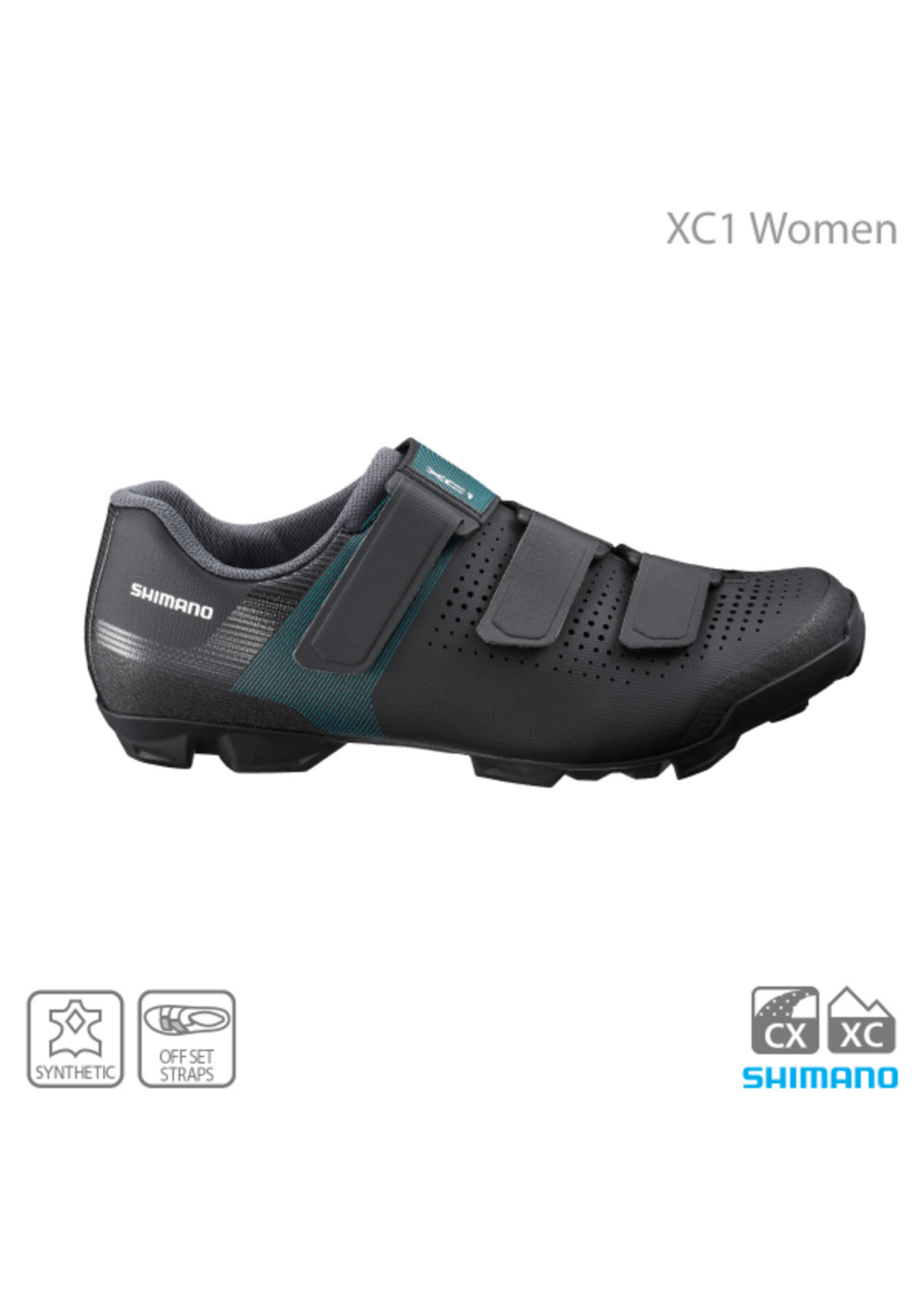 SH-XC100W SPD Shoes Black EU39