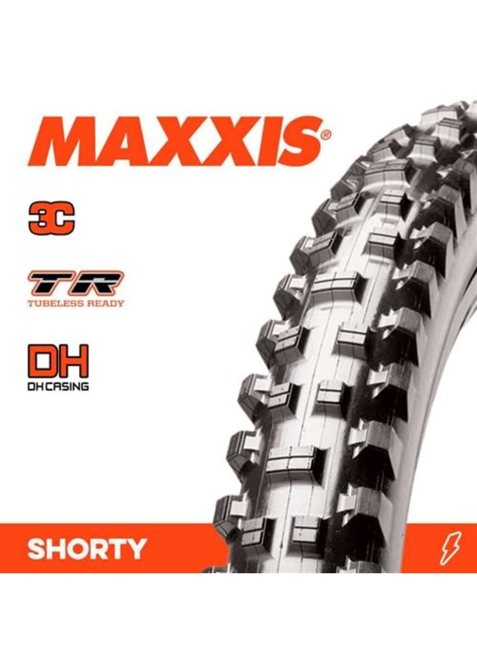 Maxxis Maxxis Shorty 27.5 x 2.50  Folding 60x2tpi DH 3C Maxxgrip TR