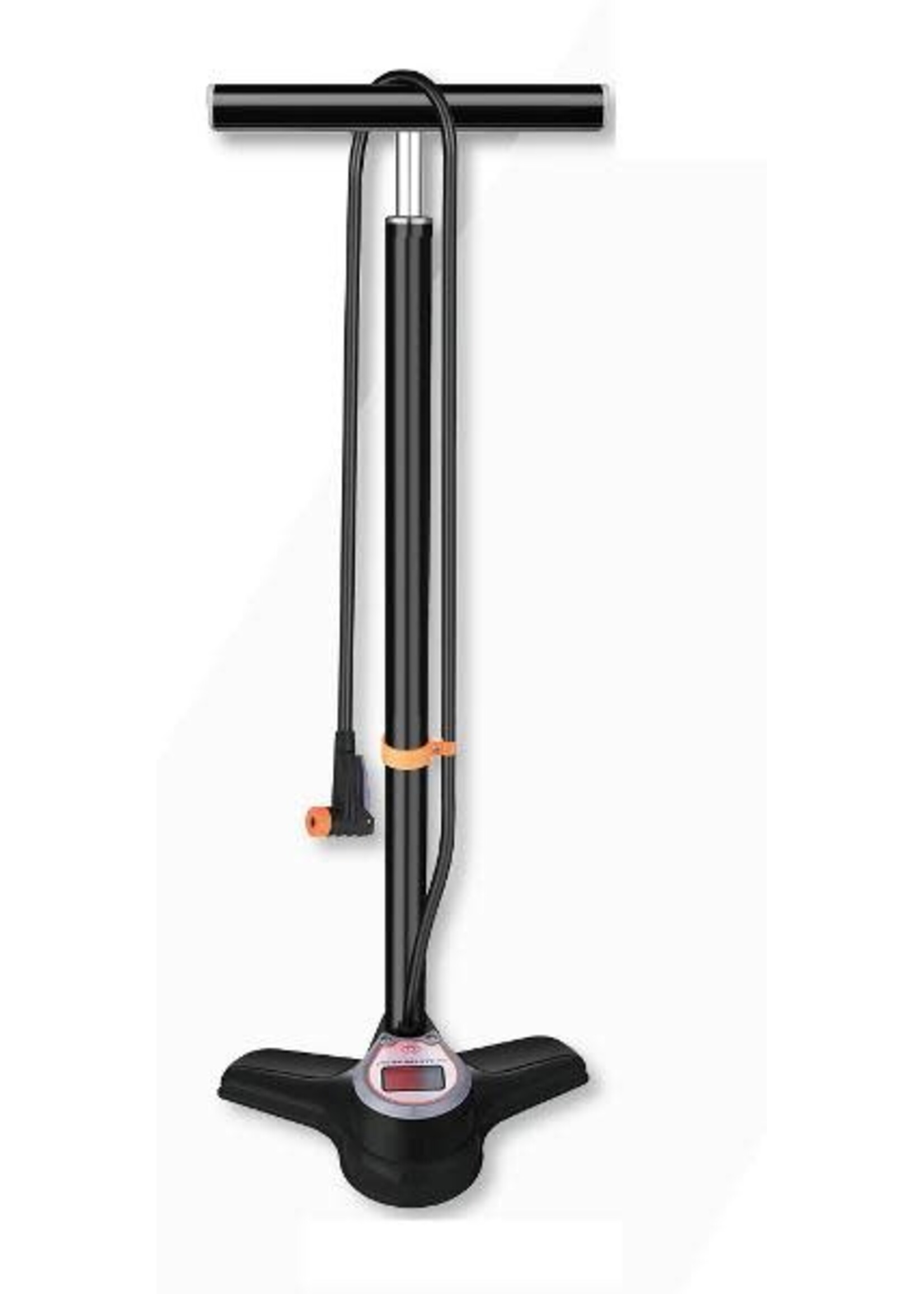 FLOOR PUMP - AIR ELITE DIGITAL TRACK PUMP - ALLOY BARREL, HANDLE, SHAFT & BASE, HIGH PRESSURE HEAD