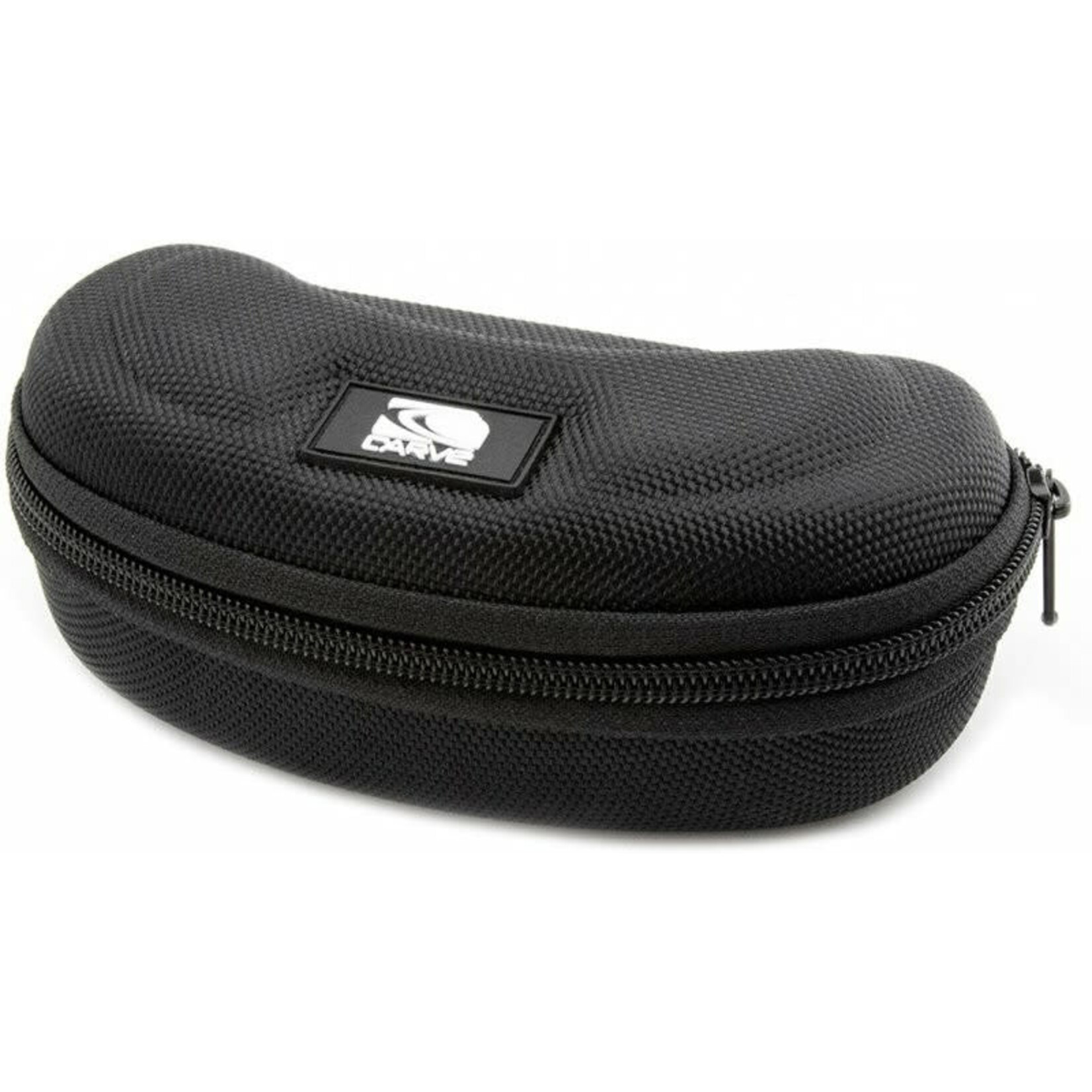 CARVE SUNGLASSES CASE BLACK NYLON/ZIPPER RUBBER LOGO