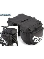 ROSWHEEL Pannier set, Top/ Side bags, water resistant, reinforced polyester, Black