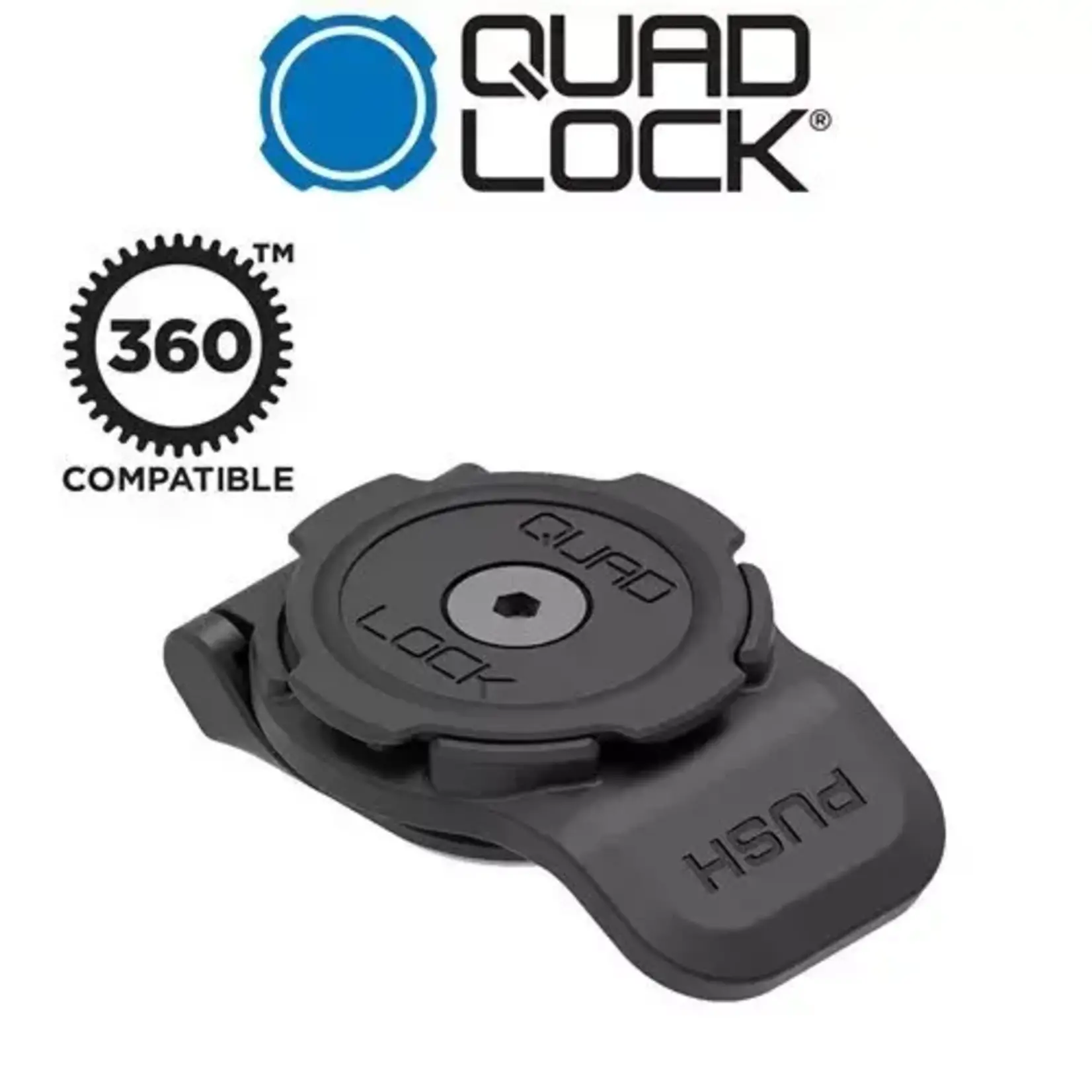 Quad Lock - 360 Head Short Lever Black