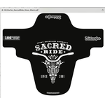 DirtSurfer Sacred Custom Mud Guard - Steer Black/White